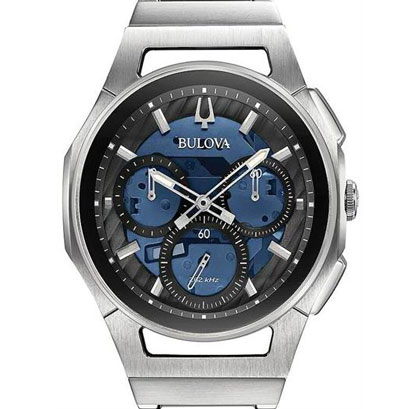 最大24回払いまで無金利】 正規品 BULOVA ブローバ カーブ クロノ