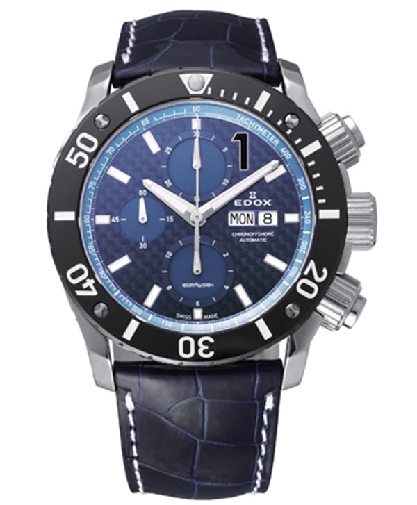 �ں���60��ʧ���ޤ�̵������ �ڹ�ڥΥ٥�ƥ������ ������ EDOX ���ɥå��� CHRONOFFSHORE-1 �����Υ��ե��祢1 CHRONOGRAPH AUTOMATIC ����ӻ��� 0101114-3-BUIN-L