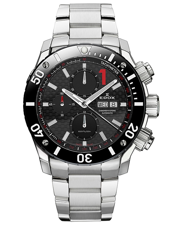 �ں���60��ʧ���ޤ�̵������ �ڹ�ڥΥ٥�ƥ������ ������ EDOX ���ɥå��� CHRONOFFSHORE-1 �����Υ��ե��祢1 CHRONOGRAPH AUTOMATIC ����ӻ��� 01115-3-NIN