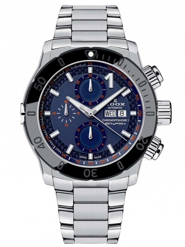 �ں���60��ʧ���ޤ�̵������ �ڹ�ڥΥ٥�ƥ������ ������ EDOX ���ɥå��� �����Υ��ե��祢1 CHRONOGRAPH AUTOMATIC ����ӻ��� 01122-3NM-BUINO