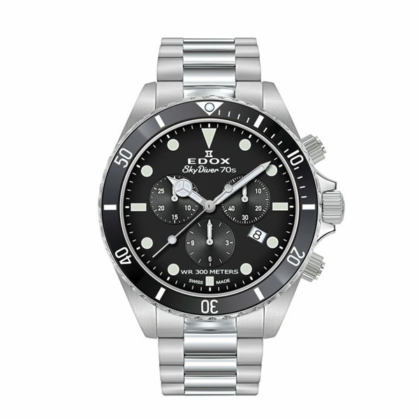 �ں���60��ʧ���ޤ�̵������ �ڹ�ڥΥ٥�ƥ������ ������ EDOX ���ɥå��� SKY DIVER CHRONOGRAPH �����������С� �����Υ���� �������� ����ӻ��� ����̵�� 10238-3NM-NI