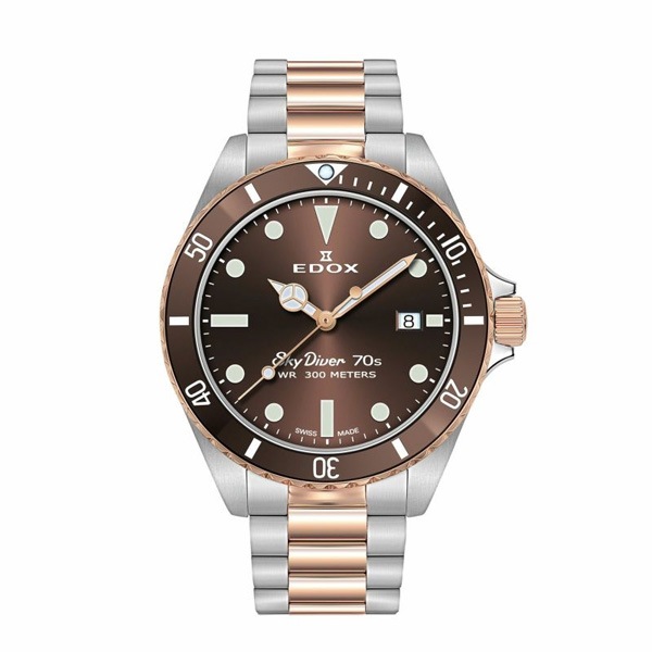 �ں���60��ʧ���ޤ�̵������ �ڹ�ڥΥ٥�ƥ������ ������ EDOX ���ɥå��� SKY DIVER DATE �����������С� �ǥ��� �������� ����ӻ��� ����̵�� 53017-357RBRM-BRI