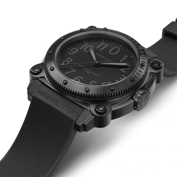 ハミルトン　ビロウゼロ　Hamilton BeLOWZERO Auto Khaki Navy BeLOWZERO Auto Titanium - Dial color:Black