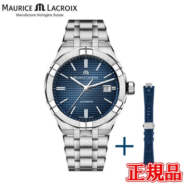 ں42ʧޤ̵ ڹڥΥ٥ƥ  MAURICE LACROIX ⡼ꥹ饯  쥶ȥå åȸ ȥޥå 42mm ư ӻ ̵ AI6008-SS002-430-2 åԥ̵