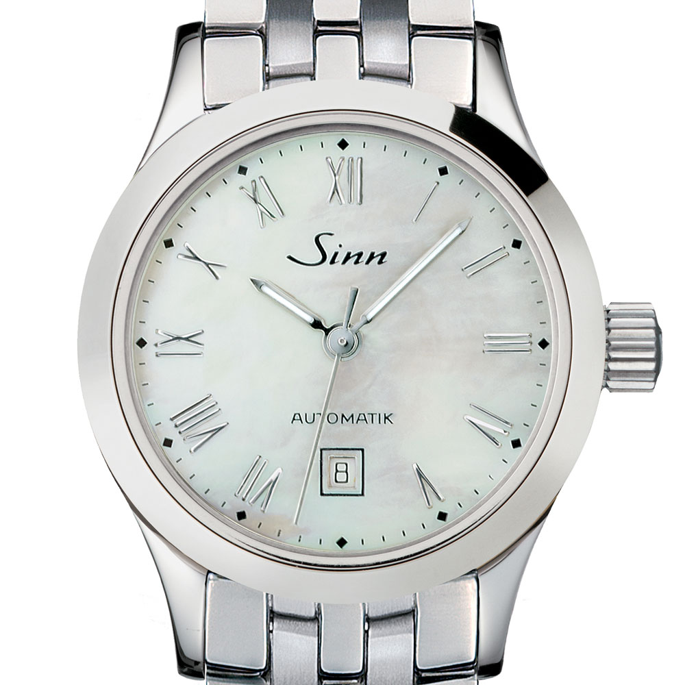 �ں���60��ʧ���ޤ�̵������ �ڽ������ȥ�å׿���� ������ Sinn ���� Ladies Watches ��ǥ������ӻ��� ����̵�� 456.ST.Perlmutt.W