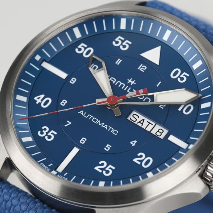 ں24ʧޤ̵ۡڹڥΥ٥ƥ Hamilton ϥߥȥ  ӥ PILOT DAY DATE AUTO - AIR-GLACIERS EDITION ư ӻ ̵