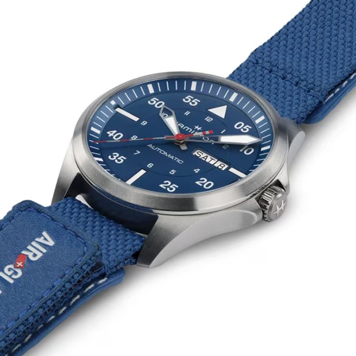 ں24ʧޤ̵ۡڹڥΥ٥ƥ Hamilton ϥߥȥ  ӥ PILOT DAY DATE AUTO - AIR-GLACIERS EDITION ư ӻ ̵