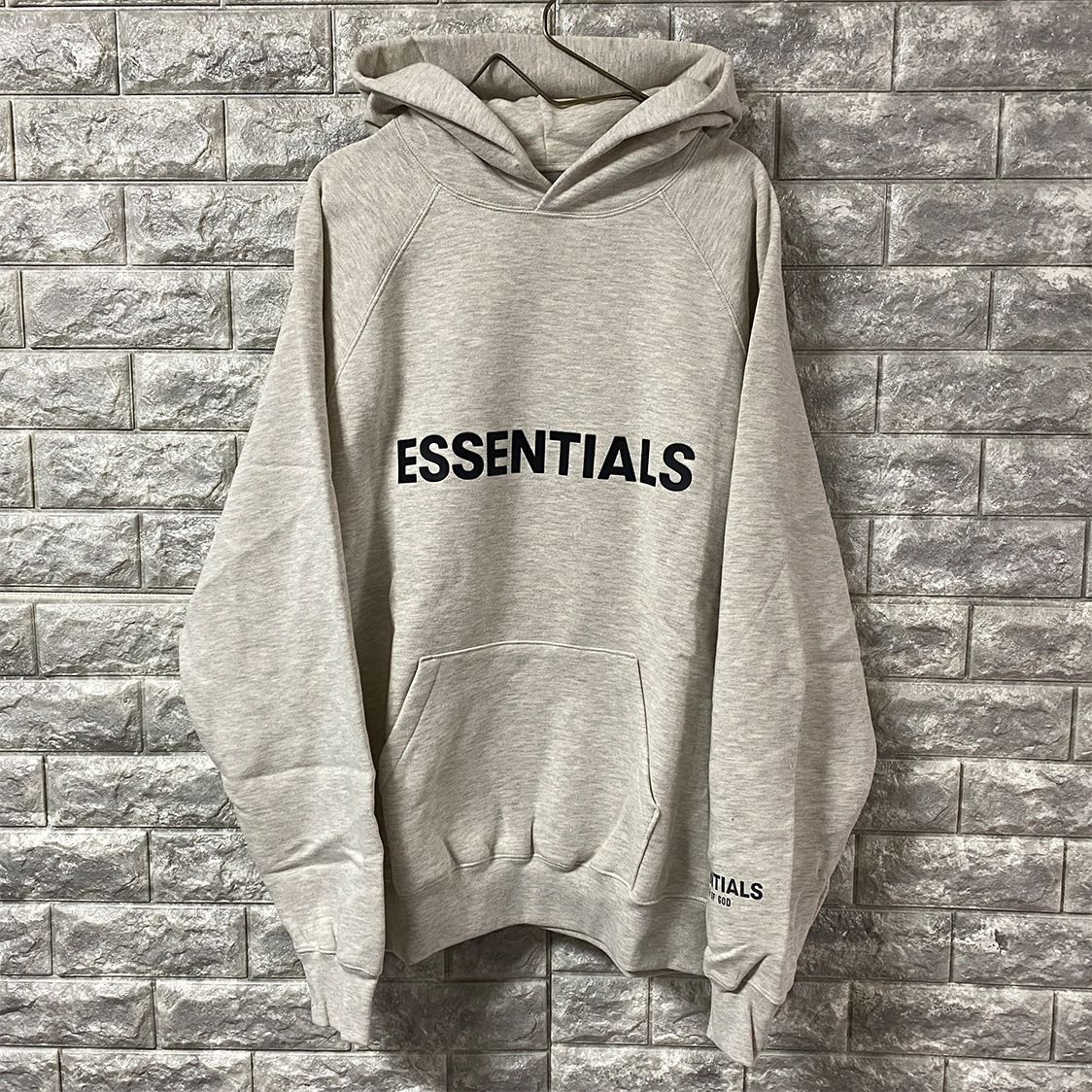 FW21 Essentials エッセンシャルズ パーカー Oatmeal M 肌触りがいい
