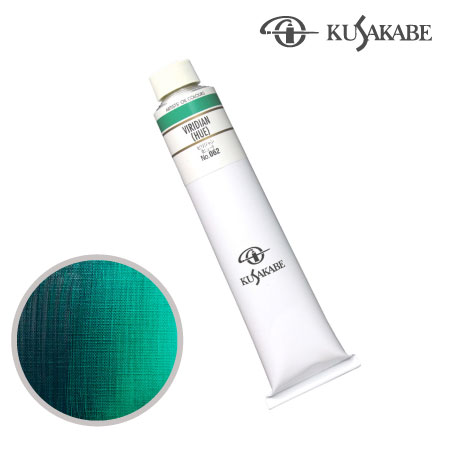 NO.062　油絵具20号チューブ　ビリジャン（ヒュー）　110ml　★★★★　透明