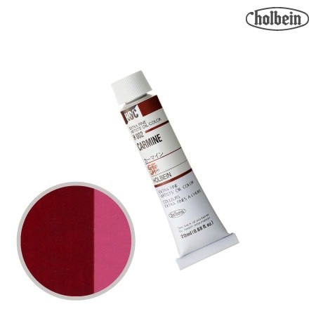 H002　油絵具６号チューブ　カーマイン　20ml　★★★　透明