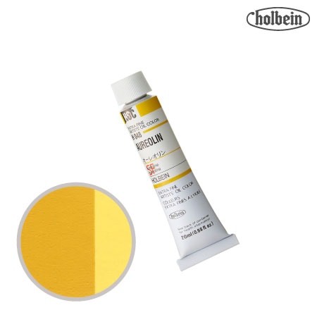 H048　油絵具６号チューブ　オーレオリン　20ml　★★★　半透明(透明寄り)