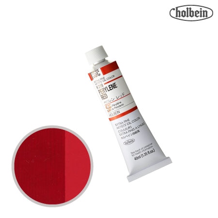 H219　油絵具９号チューブ　ペリレンレッド　40ml　★★★　透明