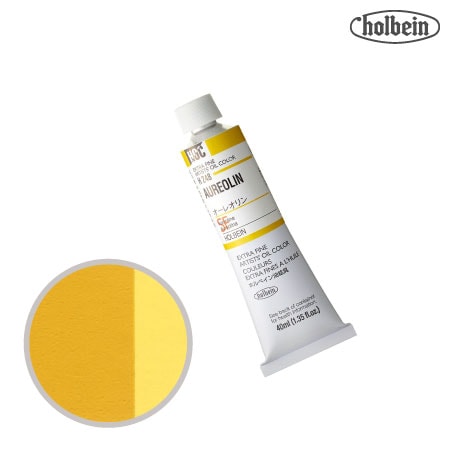 H248　油絵具９号チューブ　オーレオリン　40ml　★★★　半透明(透明寄り)