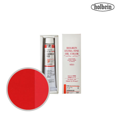 HH207　油絵具２０号チューブ　カドミウムレッド　110ml　★★★　不透明