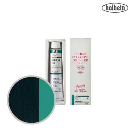 HH271　油絵具２０号チューブ　ビリジャンヒュー　110ml　★★★　半透明(透明寄り)
