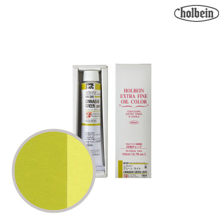 HH291　油絵具２０号チューブ　シナバーグリーンライト　110ml　★★★　半透明(不透明寄り)