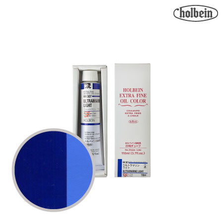 HH307　油絵具２０号チューブ　ウルトラマリンライト　110ml　★★★　半透明(透明寄り)