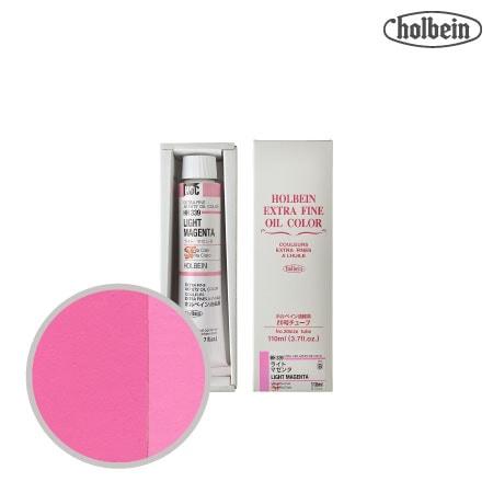 H339　油絵具２０号チューブ　ライトマゼンダ　110ml　★★　半透明(不透明寄り)