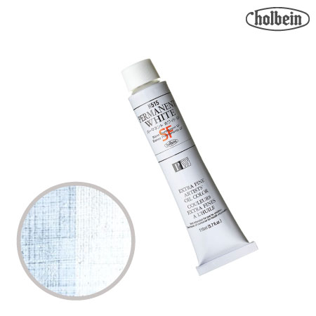 H515　油絵具20号チューブ　パーマネント ホワイト SF　110ml　★★★★　半透明(不透明寄り)
