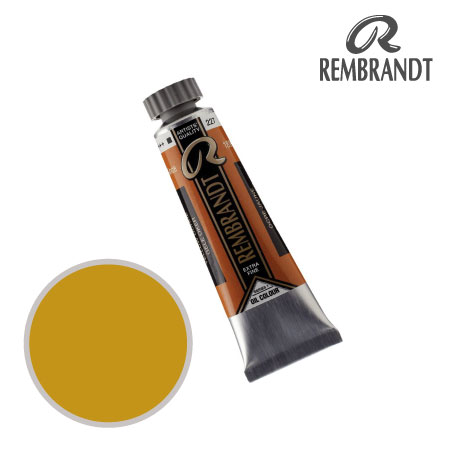 T0103-227-2　油絵具５号チューブ　イエローオーカー　15ml　★★★　不透明