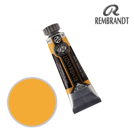 T0103-251-2　油絵具５号チューブ　スティルドグランイエロー　15ml　★★★　透明