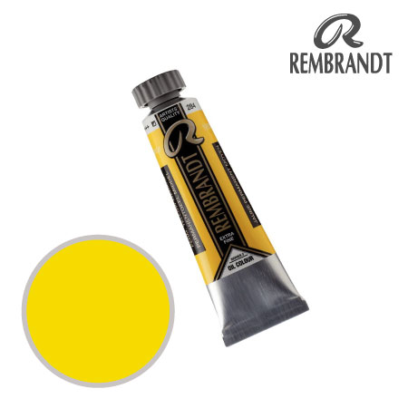 T0103-284-2　油絵具５号チューブ　パーマネントイエローミディアム　15ml　★★★　半不透明