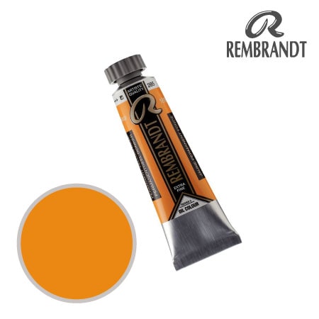 T0103-285-2　油絵具５号チューブ　パーマネントイエローディープ　15ml　★★★　半不透明