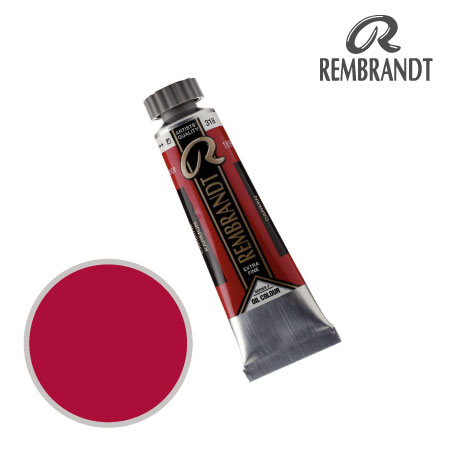 T0103-318-2　油絵具５号チューブ　カーマイン　15ml　★★★　半不透明