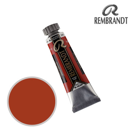 T0103-339-2　油絵具５号チューブ　ライトオキサイドレッド　15ml　★★★　不透明