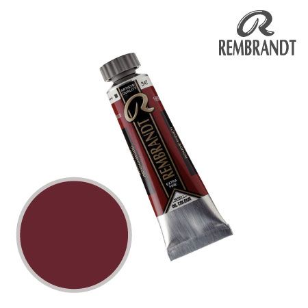 T0103-347-2　油絵具５号チューブ　インディアンレッド　15ml　★★★　不透明