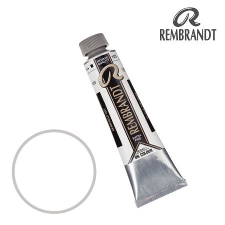 T0105-103-2　油絵具９号チューブ　ミックスホワイト　40ml　★★★　不透明