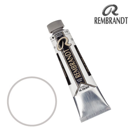 T0105-118-2　油絵具９号チューブ　チタニウムホワイト　40ml　★★★　不透明