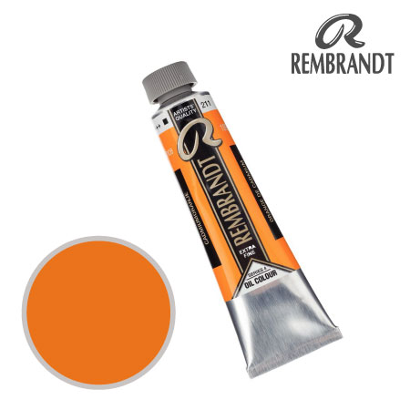 T0105-211-2　油絵具９号チューブ　カドミウムオレンジ　40ml　★★★　不透明