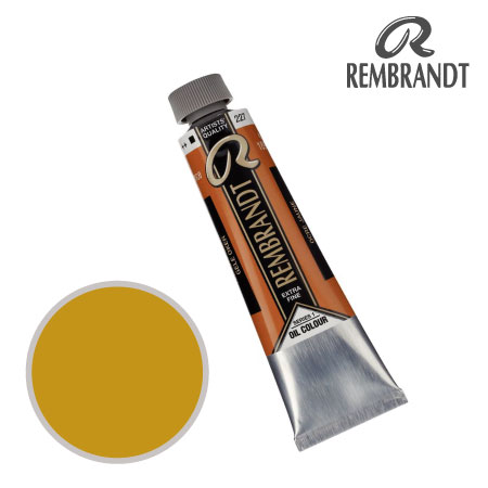 T0105-227-2　油絵具９号チューブ　イエローオーカー　40ml　★★★　不透明