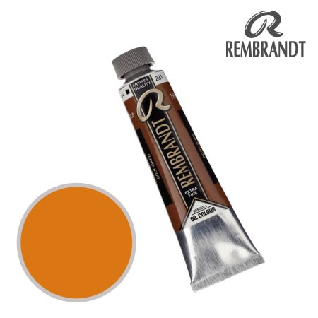 T0105-231-2　油絵具９号チューブ　ゴールドオーカー　40ml　★★★　不透明