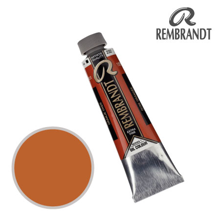 T0105-232-2　油絵具９号チューブ　オレンジオーカー　40ml　★★★　不透明