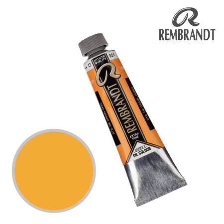 T0105-251-2　油絵具９号チューブ　スティルドグランイエロー　40ml　★★★　透明