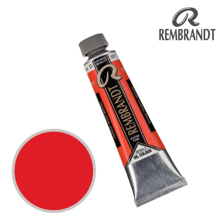 T0105-317-2　油絵具９号チューブ　トランスペアレントレッドミディア・　40ml　★★★　透明