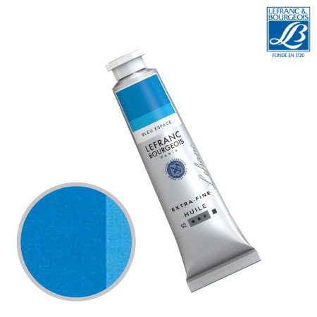 NO.033　油絵具9号チューブ　スペースブルー　40ml　★★★　不透明