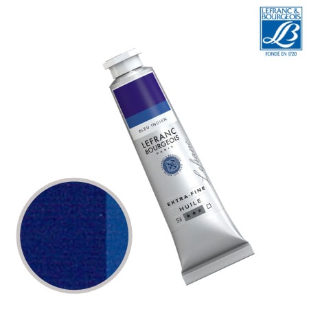 NO.039　油絵具9号チューブ　インダンスレンブルー　40ml　★★★　透明