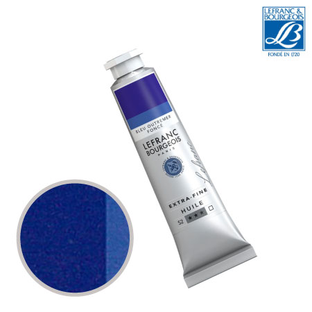 NO.055　油絵具9号チューブ　ウルトラマリンディープ　40ml　★★★　透明