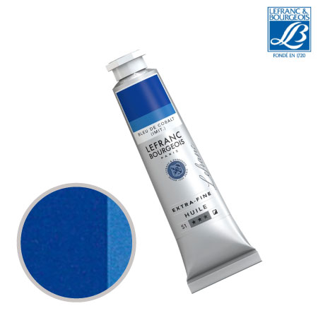 NO.064　油絵具9号チューブ　コバルトブルーヒュー　40ml　★★★　半不透明