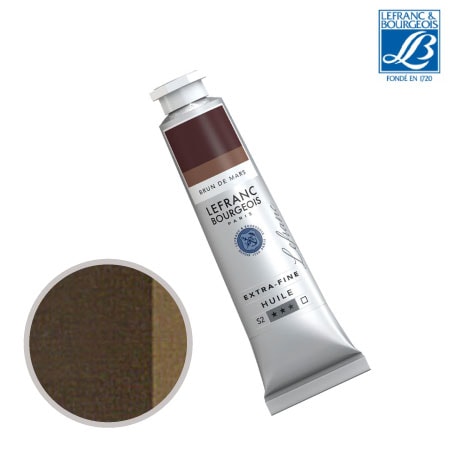 NO.105　油絵具9号チューブ　マースブラウン　40ml　★★★　透明