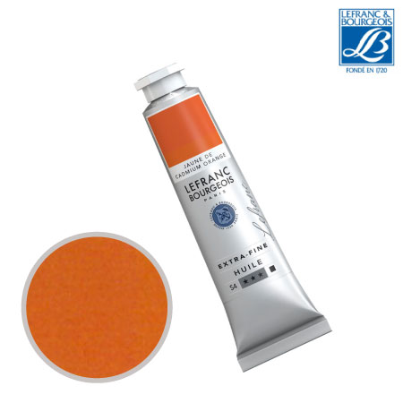 NO.161　油絵具9号チューブ　カドミウムイエローオレンジ　40ml　★★★　不透明