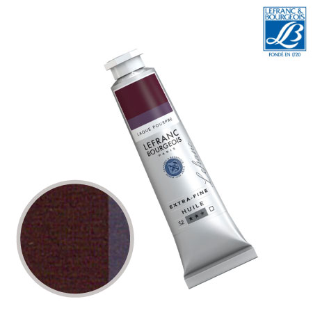 NO.349　油絵具9号チューブ　パープルレーキ　40ml　★★★　透明