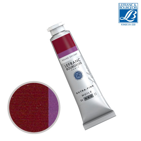 NO.377　油絵具9号チューブ　ガーネットレッド　40ml　★★★　透明