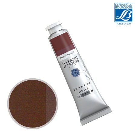 NO.378　油絵具9号チューブ　インディアンレッド　40ml　★★★　不透明