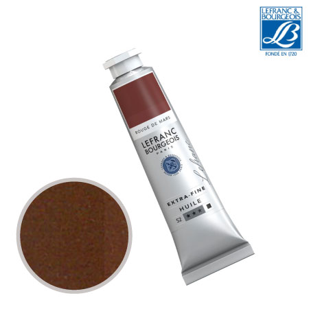 NO.381　油絵具9号チューブ　マースレッド　40ml　★★★　不透明