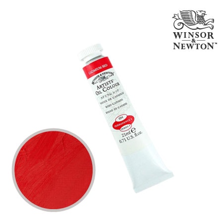 094-4　アーチスト油絵具 　カドミウムレッド　21ml　★★★　不透明