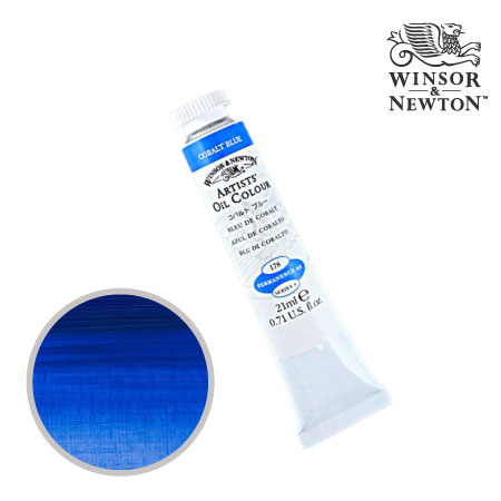178-4　アーチスト油絵具 　コバルトブルー　21ml　★★★★　半透明